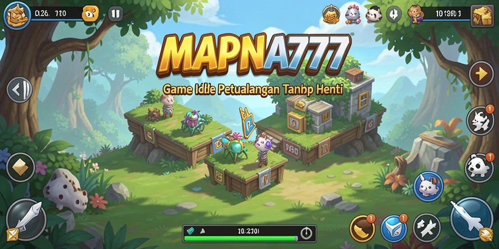 Tampilan gameplay MAPNA777 yang menarik dan penuh warna.