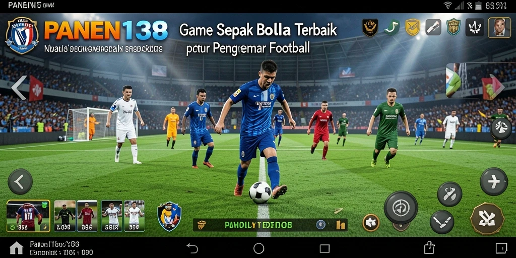 Tampilan gameplay PANEN138 yang menarik dan penuh aksi sepak bola.
