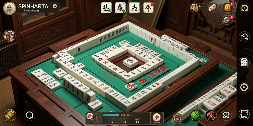 Tampilan gameplay SPINHARTA yang menawan dan menarik.