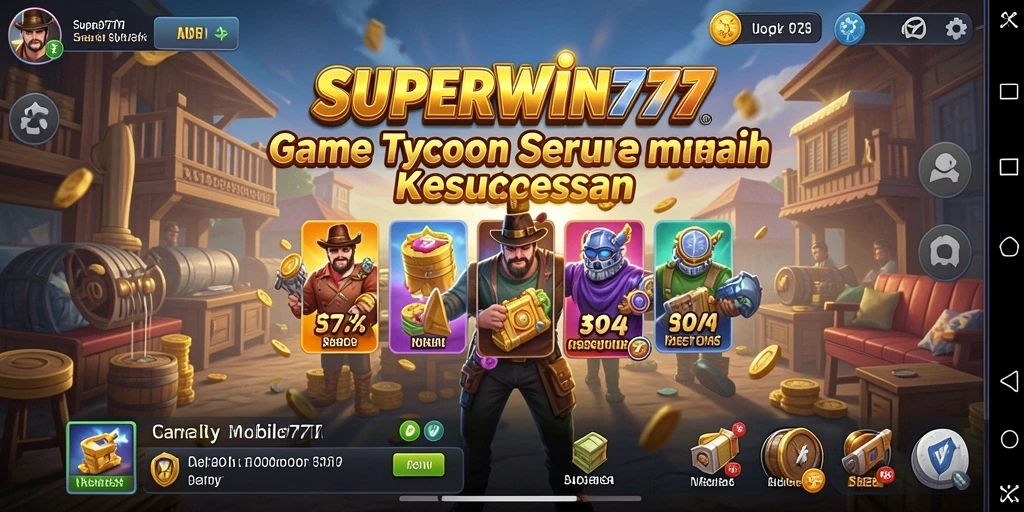 Tampilan gameplay seru di SUPERWIN777 dengan berbagai strategi bisnis.